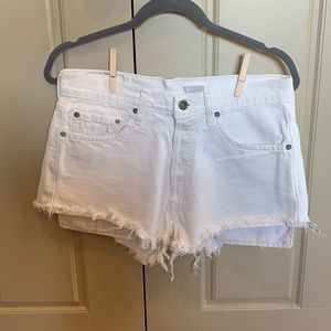 Levi High waisted cut offs
